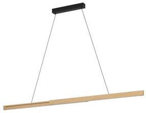 Lustră LED dimabilă pe cablu Eglo 390369 MONTEBUONO LED/21W/230V 3000K maro