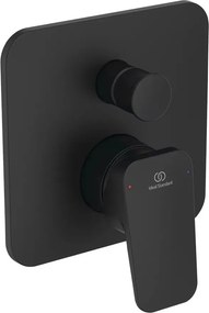 Baterie cada - dus Ideal Standard Ceraplan negru mat cu corp ingropat