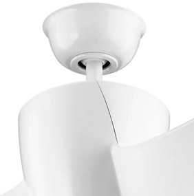 Ventilator LED dimabil de tavan Kichler KLF-PHREE-56-WHT PHREE 10W/230V + telecomandă