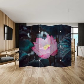 Paravan - Floare roz (210x170 cm)