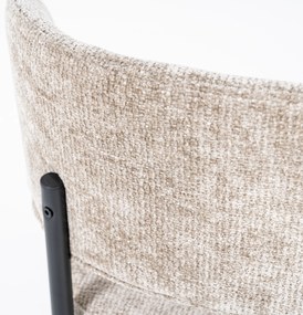 Scaun din stofa Oasis taupe