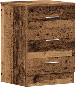 vidaXL Noptiera din lemn vechi 38x35x55 cm lemn prelucrat