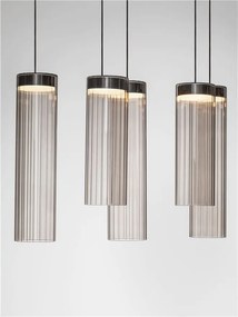 Lustra cu 8 pendule LED BRIELLE