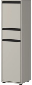 Dulap de baie gri înalt/îngust 33x121 cm Lemont – Germania