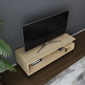 Comoda TV Reilly - Negru, Oak