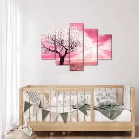 Tabloul cu pomul roz (150x105 cm)