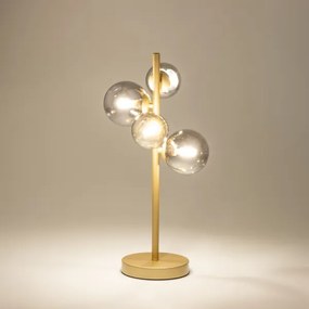 Lampă LED de masă Brilagi MILLA 4xG9/3W/230V auriu/fumuriu