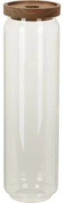 Sticlă EH cu capac din acacia, 1,5 l