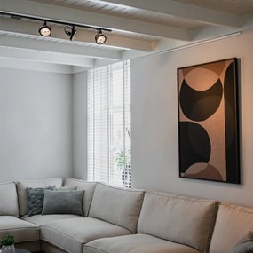 Spot pe șină monofazat negru - Go