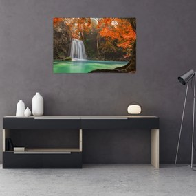 Tablou - Cascadă în Thailanda (90x60 cm)
