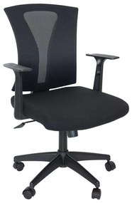 Scaun birou ergonomic Vector, material textil, sezut negru