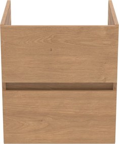 Dulap sub chiuvetă în culoare naturală suspendat cu aspect de lemn de stejar 50x55 cm Eurovit+ – Ideal Standard