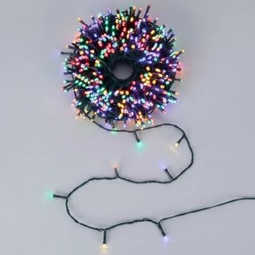 Aigostar - Instalație LED solară pentru Crăciun 500xLED/8 funcții 52m IP65 multicolor 1200 mAh