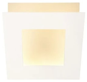 Aplica de perete LED design ambiental DALIA 14x14cm, alb