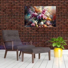 Tablou - Vas de flori II. (90x60 cm)