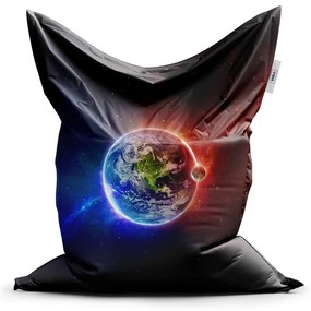 Sac de șezut Classic pământ - pentru copii, negru