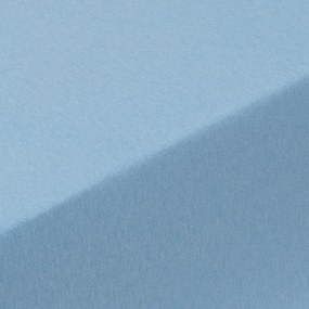 Cearşaf cu elastic jersey EXCLUSIVE albastru ceresc 90 x 200 cm
