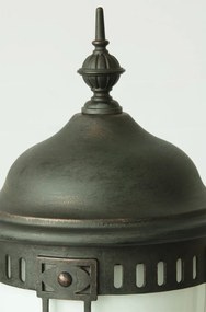 Stalp iluminat exterior din fier forjat, inaltime 153cm, AL 6614