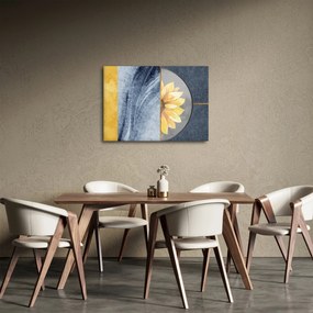 Tablou - Forme și flori (70x50 cm)