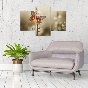 Tablou cu fluture (90x60 cm)