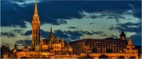 Tablou cu construcție iluminată (120x50 cm)