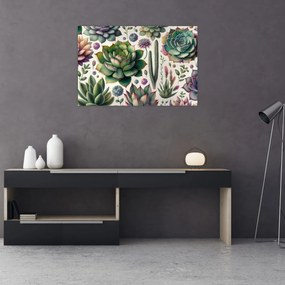 Tablou - Plante suculente (90x60 cm)