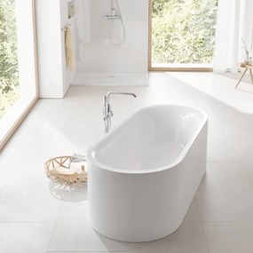 Cada freestanding Grohe Essence 180x80 cm alb Alpine White