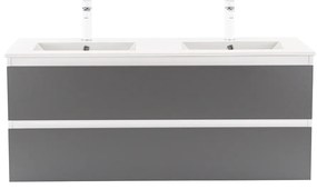 Dulap inferior Vario Forte 120 cu lavoar alb-antracit