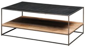 Masuta de cafea, din lemn de mango, Patchwork