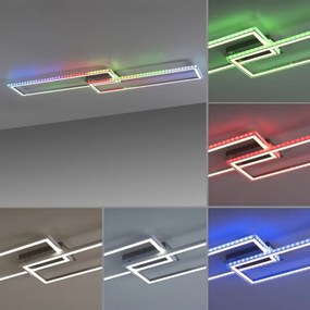 Leuchten Direkt 14635-55-LED FELIX 34,5W/230V RGB plafonieră dimabilă cu DO