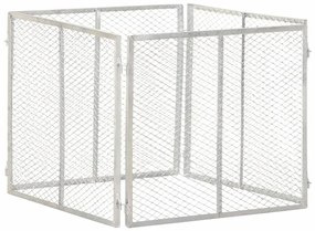 vidaXL Compostor de grădină, 85x85x70 cm, fier galvanizat