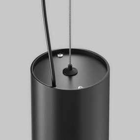 Pendul LED iluminat design tehnic Efir D-9,5cm 25W negru