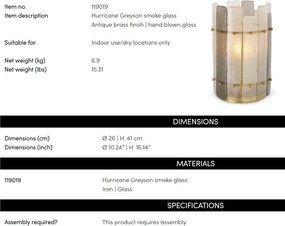 Suport lumanare design LUX Greyson