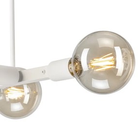 Lustră pe tijă ASTRID 4xE27/60W/230V alb