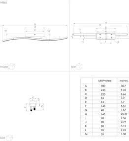 Eglo 99801 - Plafonieră LED LEJIAS LED/21,5W/230V