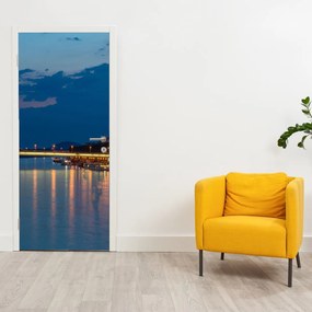 Fototapet pentru ușă - Bratislava cu castel (95x205cm)
