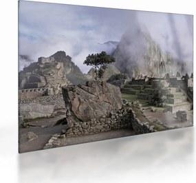 Tablou pe sticlă - Machu Picchu (70x50 cm)