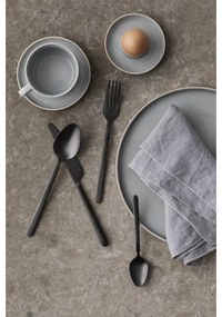 Tacâmuri negre din oțel inoxidabil 16 buc. Stella – Blomus