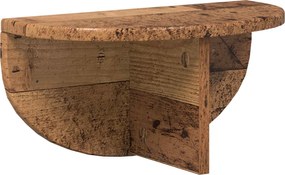 vidaXL Raft de perete Lemn vechi 38 x 19 x 19 cm Lemn compozit