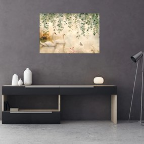 Tablou - Lac, acvariu (90x60 cm)