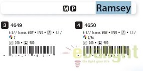 Pendul design vitange cupru diametrul 20 cm Ramsey 4650 RX