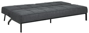 Canapea gri închis extensibilă 198 cm Perugia – Actona
