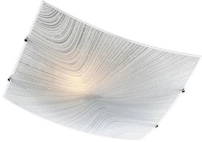 Redo 05-812 - Plafonieră SHAKE 1xE27/42W/230V 29,5x29,5 cm albă