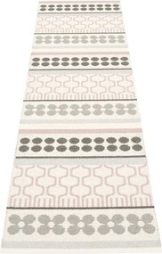 Covor tip traversă pentru interior și exterior roz deschis/gri 70x270 cm Asta Pale Rose – Pappelina