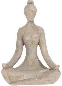 Decor pentru exterior Lady Yoga III, 12,5 x 29,5cm