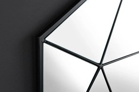 Oglinda de perete decorativa Diamond 60cm, negru