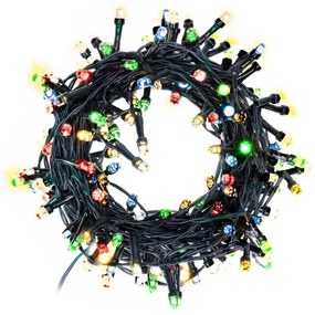 Instalație LED de Crăciun de exterior 200xLED/2 funcții 25m IP44 multicolor Brilagi