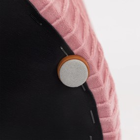 HOMCOM Set 2 Otomane cu Depozitare, Tapițate cu Catifea, Roz, Capac Detașabil | Aosom Romania