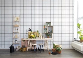 Fototapet, Climbing Clorofyl, White, repetitiv, Rebel Walls
