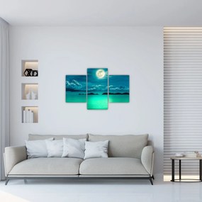 Tablou - Luna plină deasupra apei (90x60 cm)